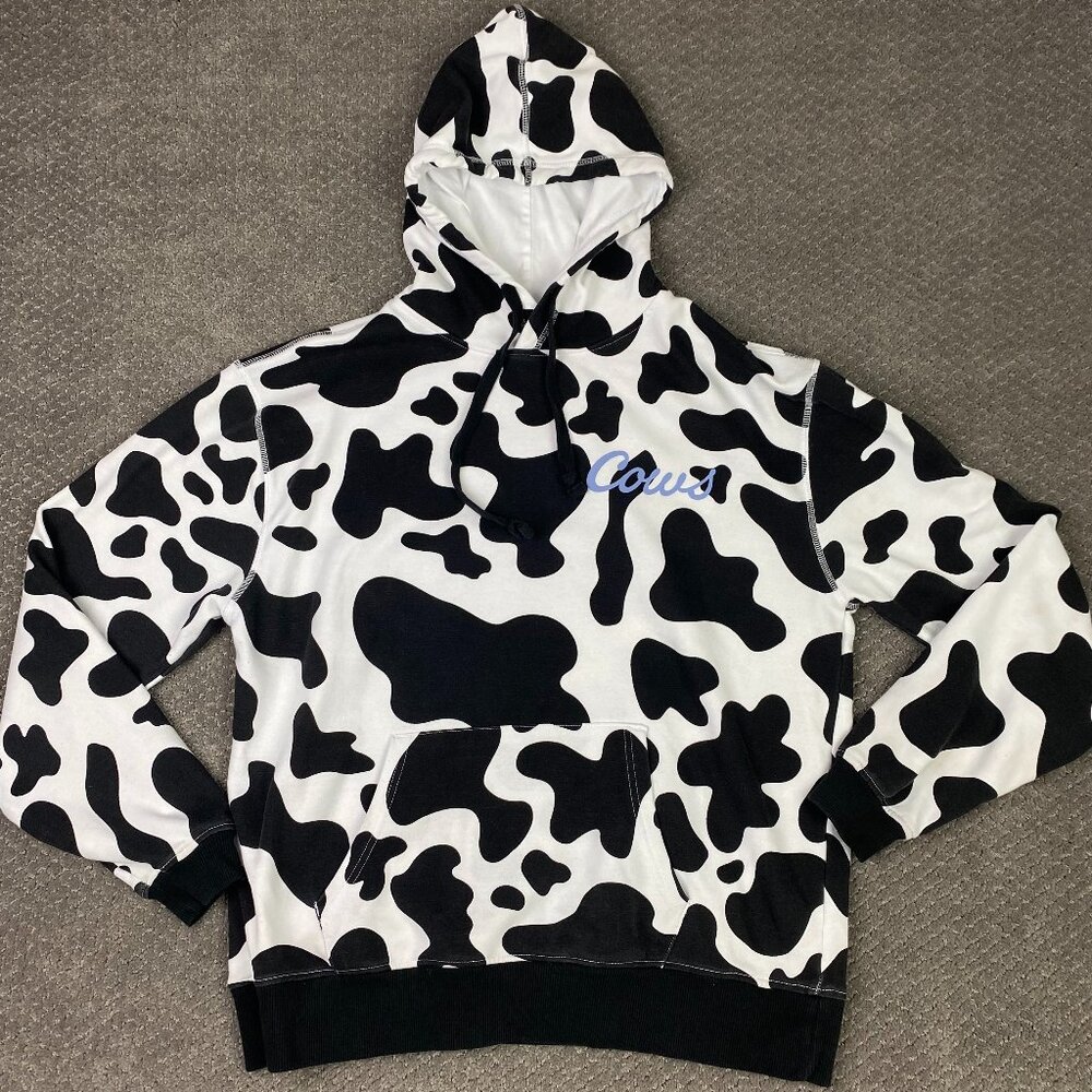 Cows Ice Cream Hoodie Women's Large Men's Medium